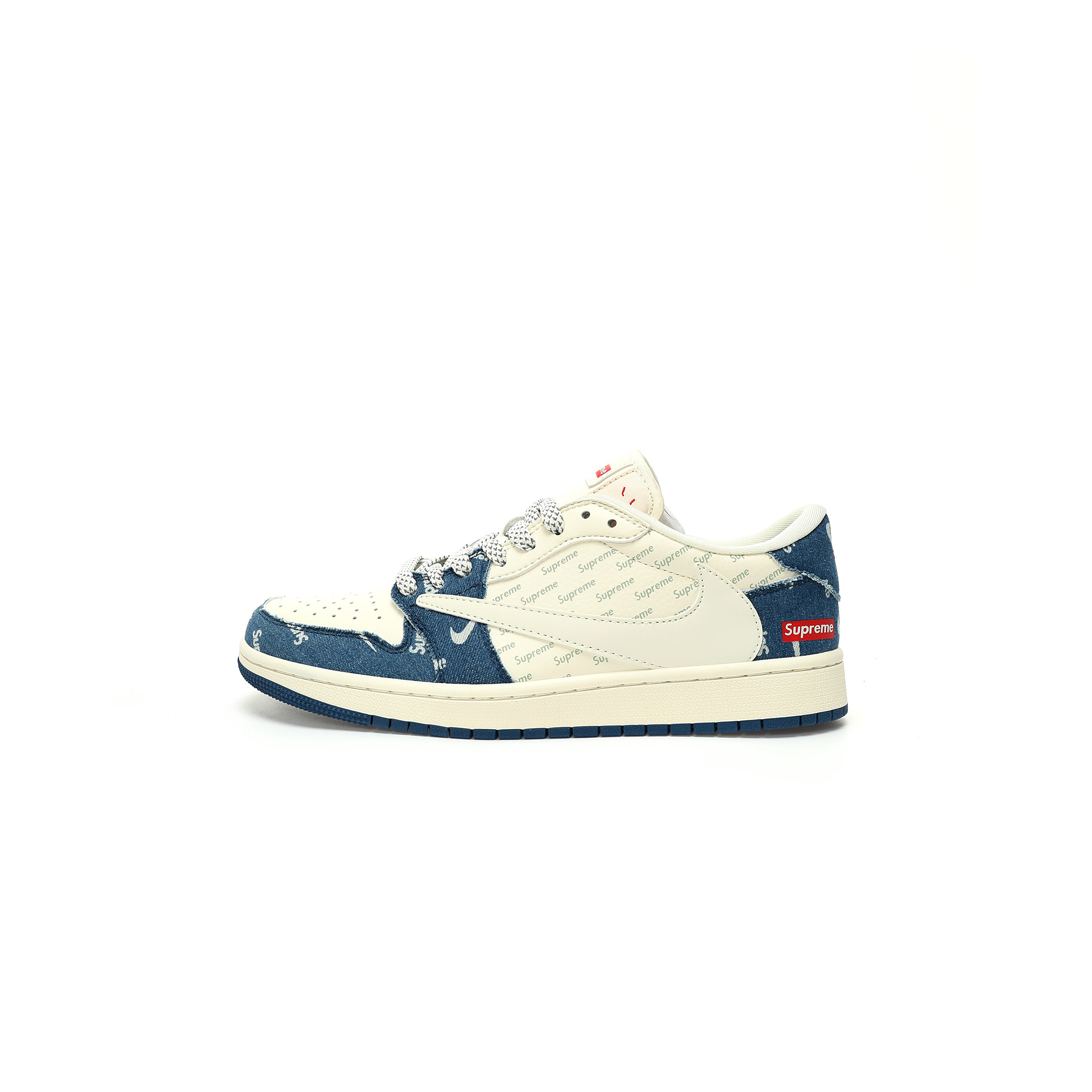 NIKE AIR JORDAN 1 LOW OG SP BEIGE NAVY LV MONOGRAM LJ5188-002